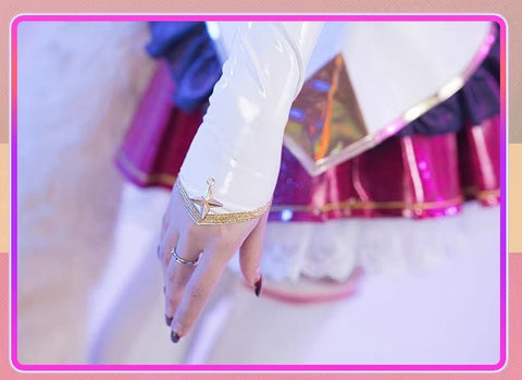 Star Guardian Ahri Cosplay Costume - League of Legends Official Style Dress for Women - Coscosmos