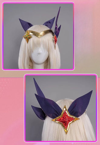 Star Guardian Ahri Cosplay Costume - League of Legends Official Style Dress for Women - Coscosmos