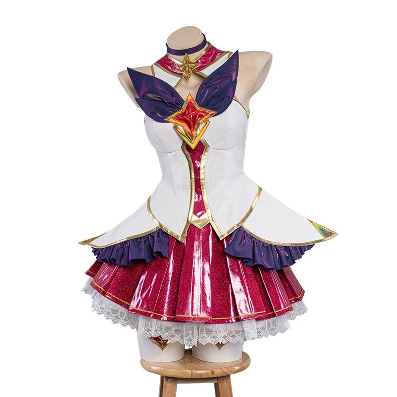 Star Guardian Ahri Cosplay Costume - League of Legends Official Style Dress for Women - Coscosmos