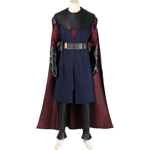 Star Wars Ahsoka Anakin Skywalker Clone Wars Adult Costume Deluxe Cosplay Full Set - Coscosmos