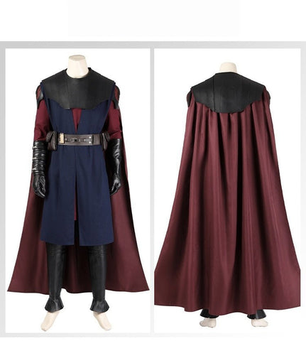 Star Wars Ahsoka Anakin Skywalker Clone Wars Adult Costume Deluxe Cosplay Full Set - Coscosmos