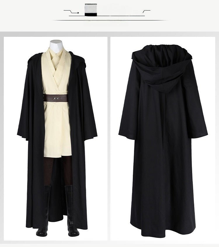 Star Wars: Episode I – The Phantom Menace Jedi Master Qui - Gon Jinn Cosplay Costume - Coscosmos