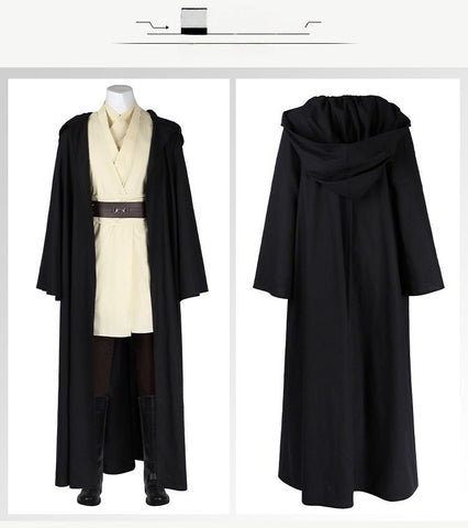 Star Wars: Episode I – The Phantom Menace Jedi Master Qui - Gon Jinn Cosplay Costume - Coscosmos