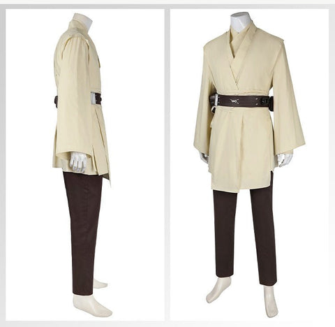 Star Wars: Episode I – The Phantom Menace Jedi Master Qui - Gon Jinn Cosplay Costume - Coscosmos