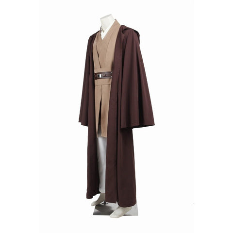 Star Wars: Episode II – Attack of the Clones Mace Windu Jedi Master Cosplay Costume Full Set - Coscosmos