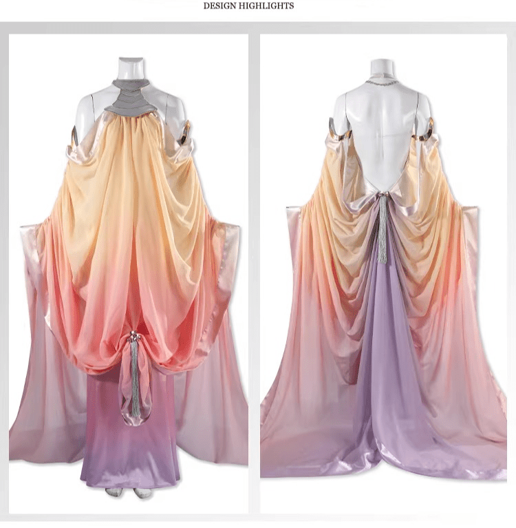 Star Wars Episode II Attack of the Clones Padmé Amidala Cosplay Costume Movie Full Set Outfit - Coscosmos