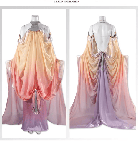 Star Wars Episode II Attack of the Clones Padmé Amidala Cosplay Costume Movie Full Set Outfit - Coscosmos