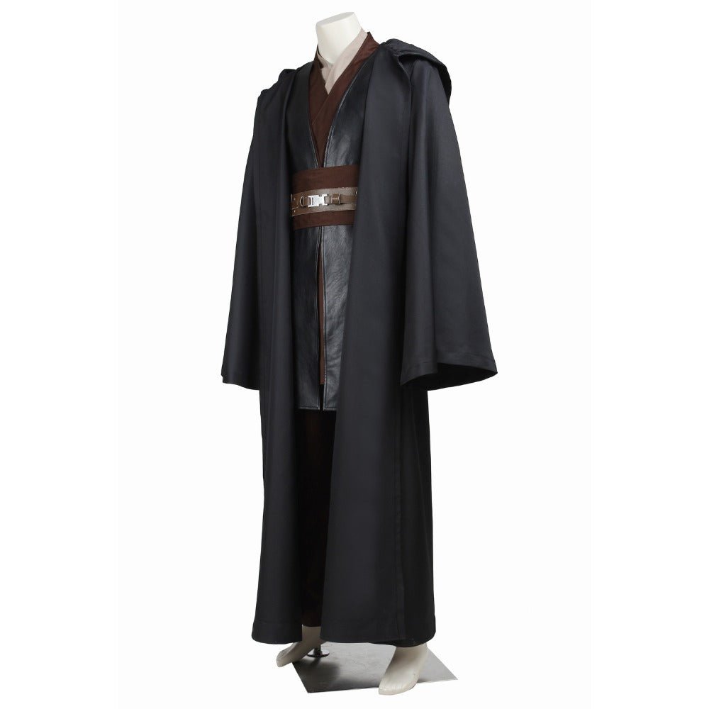 Star Wars Episode III Revenge of the Sith Anakin Skywalker Jedi Deluxe Adult Costume Role Play Outfit Full Set with Boots - Coscosmos