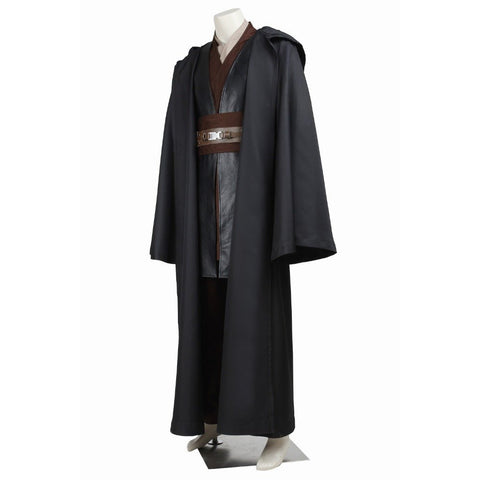Star Wars Episode III Revenge of the Sith Anakin Skywalker Jedi Deluxe Adult Costume Role Play Outfit Full Set with Boots - Coscosmos