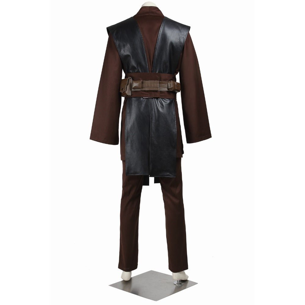Star Wars Episode III Revenge of the Sith Anakin Skywalker Jedi Deluxe Adult Costume Role Play Outfit Full Set with Boots - Coscosmos