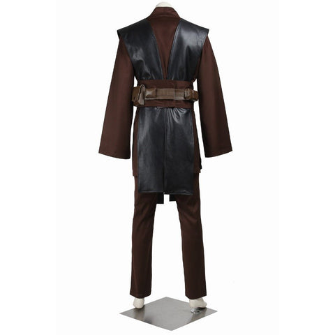 Star Wars Episode III Revenge of the Sith Anakin Skywalker Jedi Deluxe Adult Costume Role Play Outfit Full Set with Boots - Coscosmos