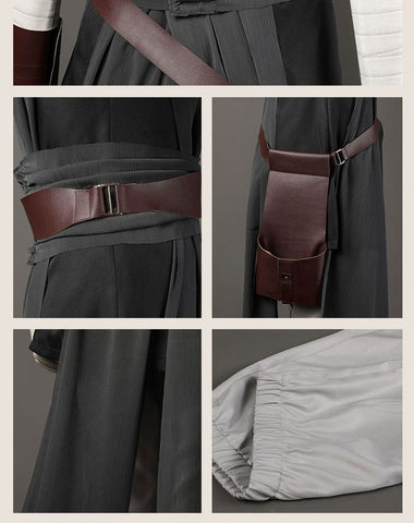 Star Wars Jedi Rey Cosplay Costume for Women | Last Jedi Halloween Outfit | Deluxe Adult Rey Costume Set with Lightsaber & Accessories - Coscosmos
