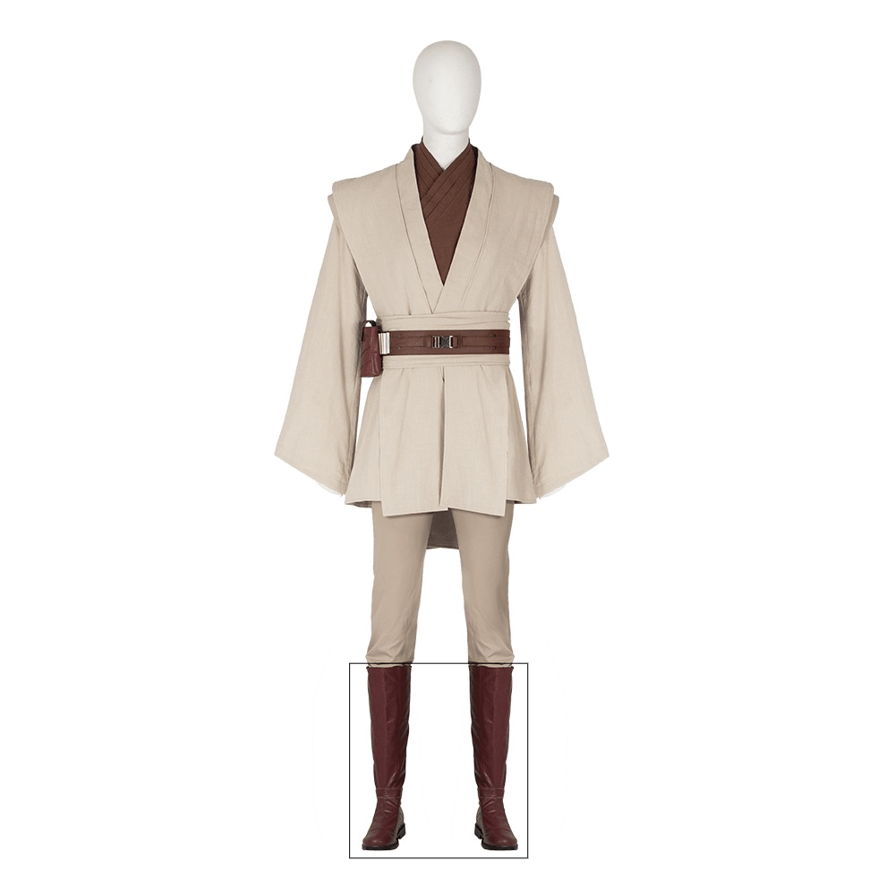 Star Wars Kenobi Cosplay Costume Deluxe Complete Set for Men Obi - Wan Kenobi Movie Outfit - Coscosmos