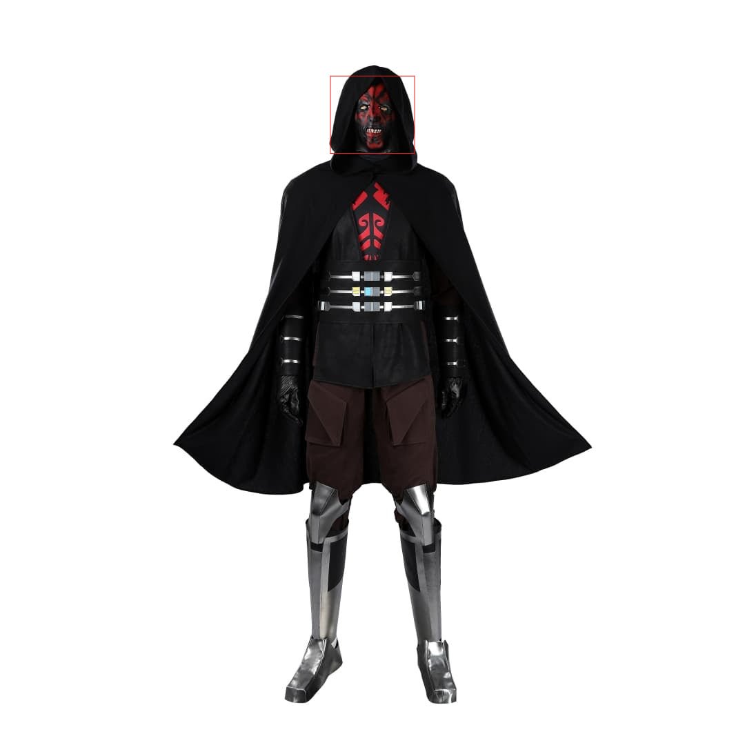 Star Wars: Maul - Shadow Lord Darth Maul Full Set Cosplay Costume - Coscosmos