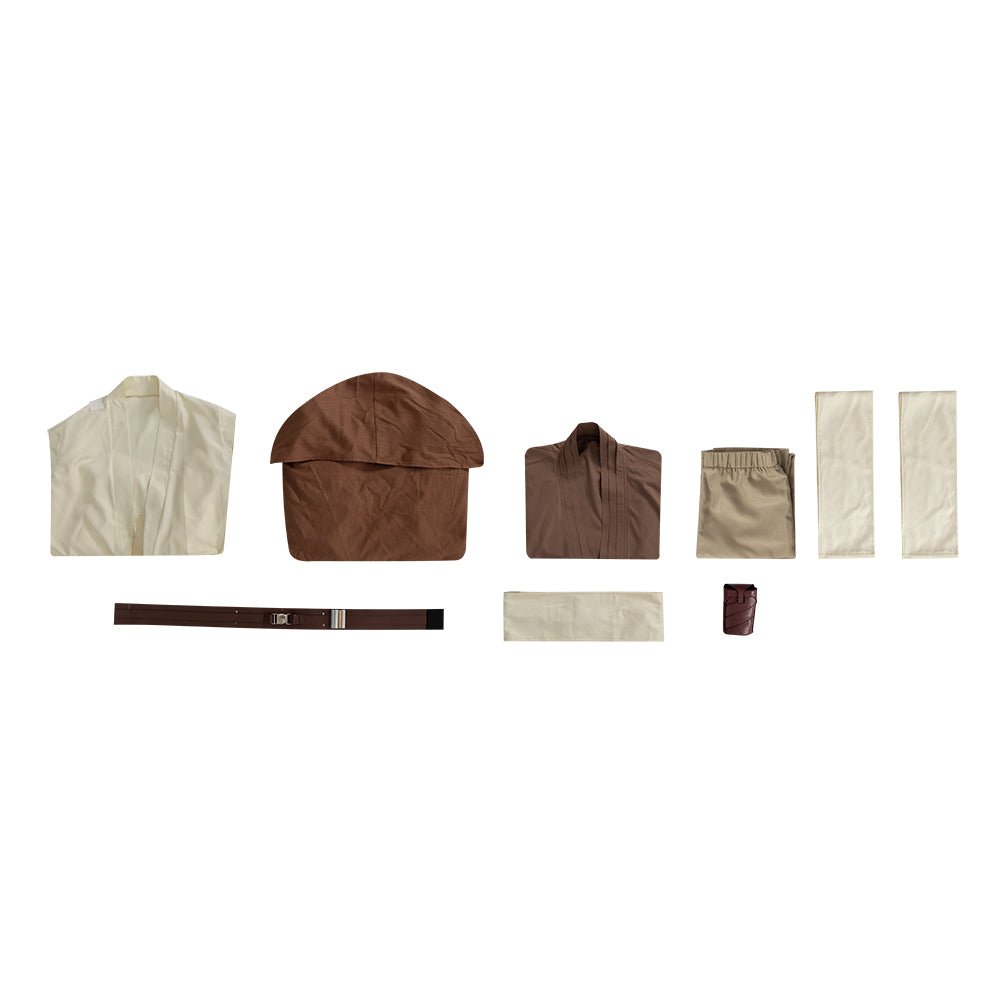Star Wars – Obi - Wan (Budget Edition) Full Cosplay Costume Set - Coscosmos