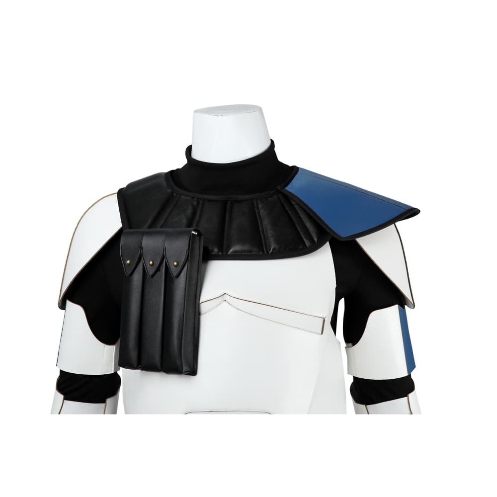 Star Wars: The Clone Wars Captain Rex Cosplay Costume Full Set with Helmet - Coscosmos