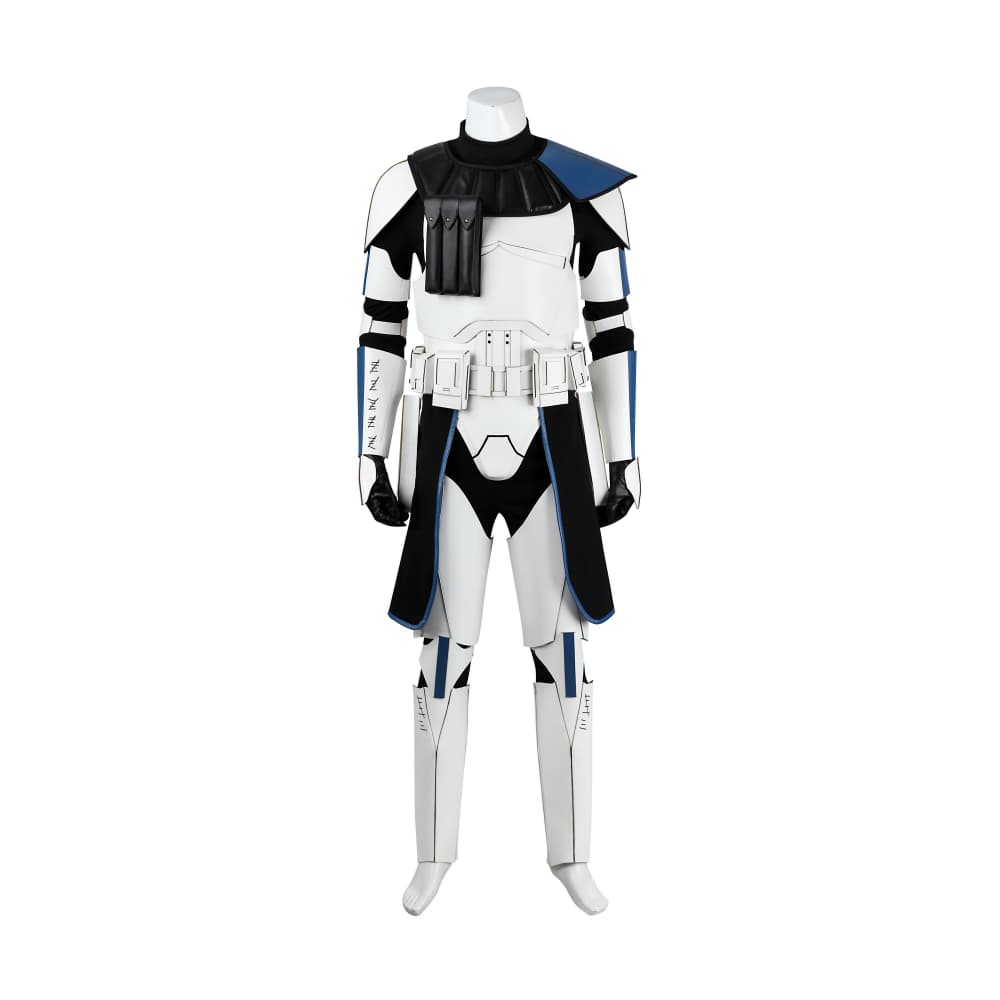 Star Wars: The Clone Wars Captain Rex Cosplay Costume Full Set with Helmet - Coscosmos