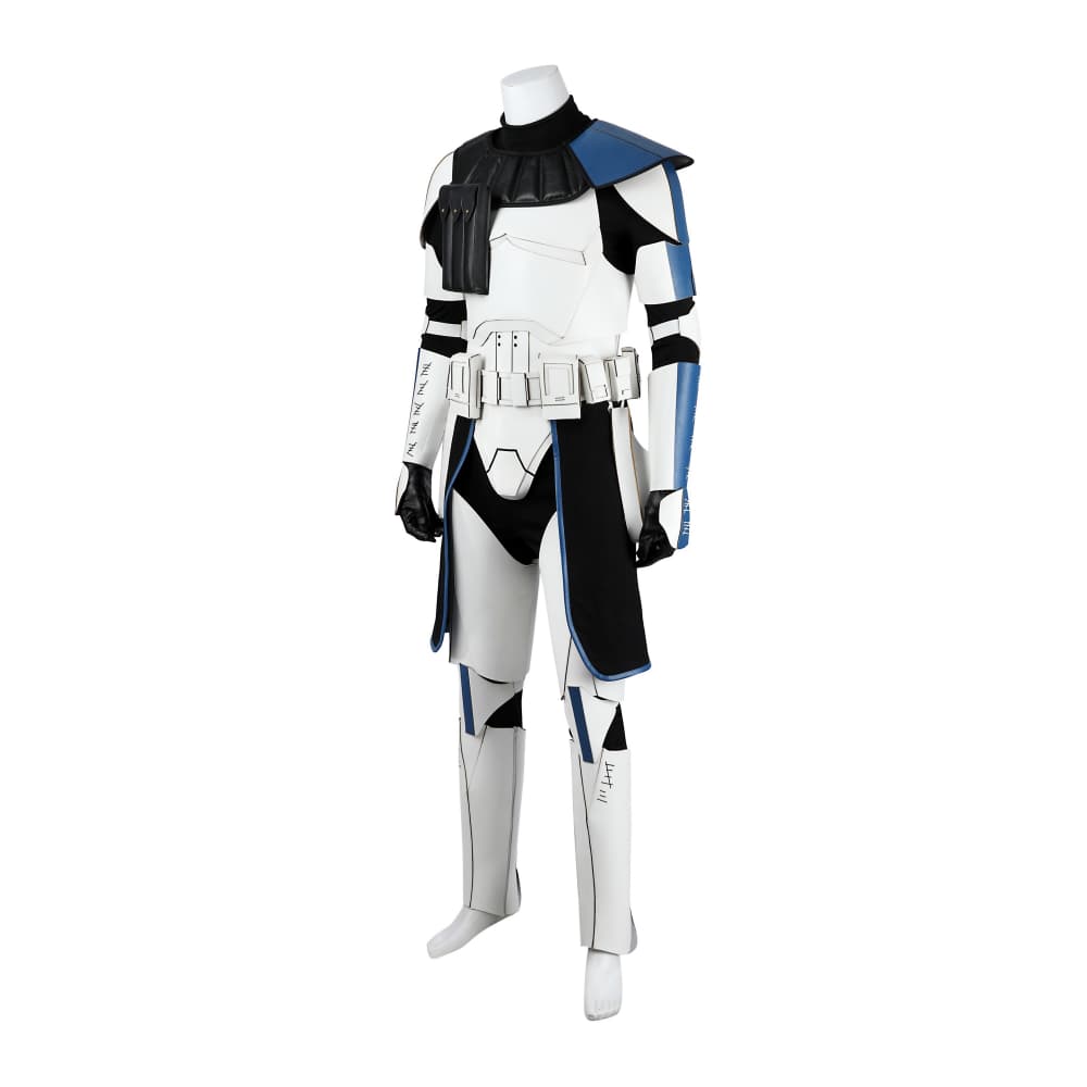 Star Wars: The Clone Wars Captain Rex Cosplay Costume Full Set with Helmet - Coscosmos