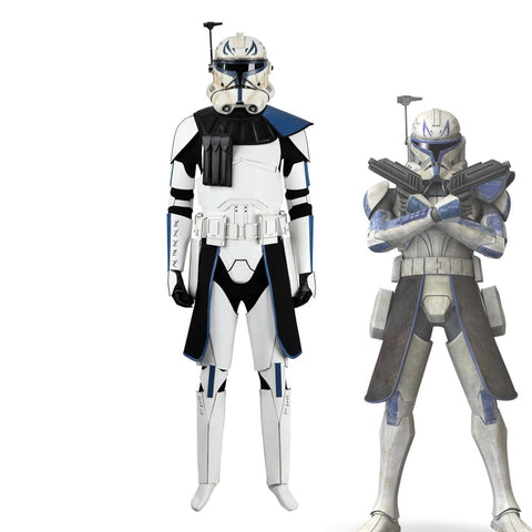 Star Wars: The Clone Wars Captain Rex Cosplay Costume Full Set with Helmet - Coscosmos