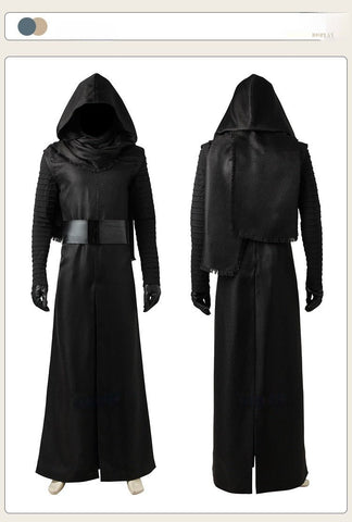 Star Wars: The Force Awakens Kylo Ren Deluxe Adult Costume - Official Movie - Inspired Cosplay Outfit Set - Coscosmos