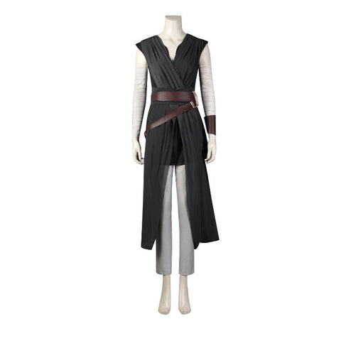 Star Wars: The Last Jedi Rey Cosplay Costume Halloween Uniform for Women - Coscosmos