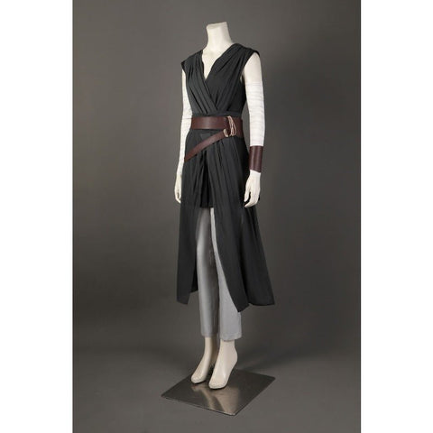 Star Wars: The Last Jedi Rey Cosplay Costume Halloween Uniform for Women - Coscosmos