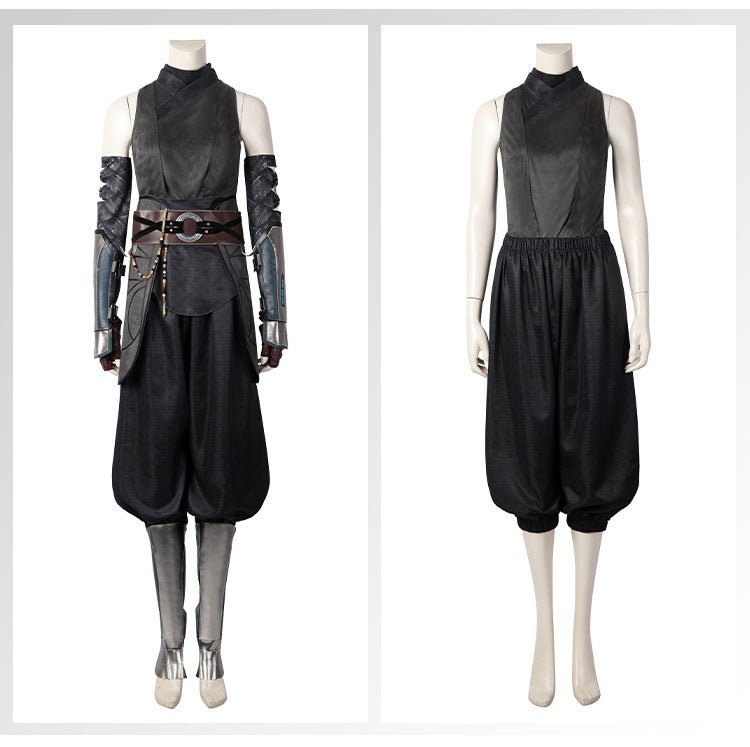 Star Wars The Mandalorian Ahsoka Full Set Cosplay Costume – Premium Quality Licensed Adult Outfit - Coscosmos