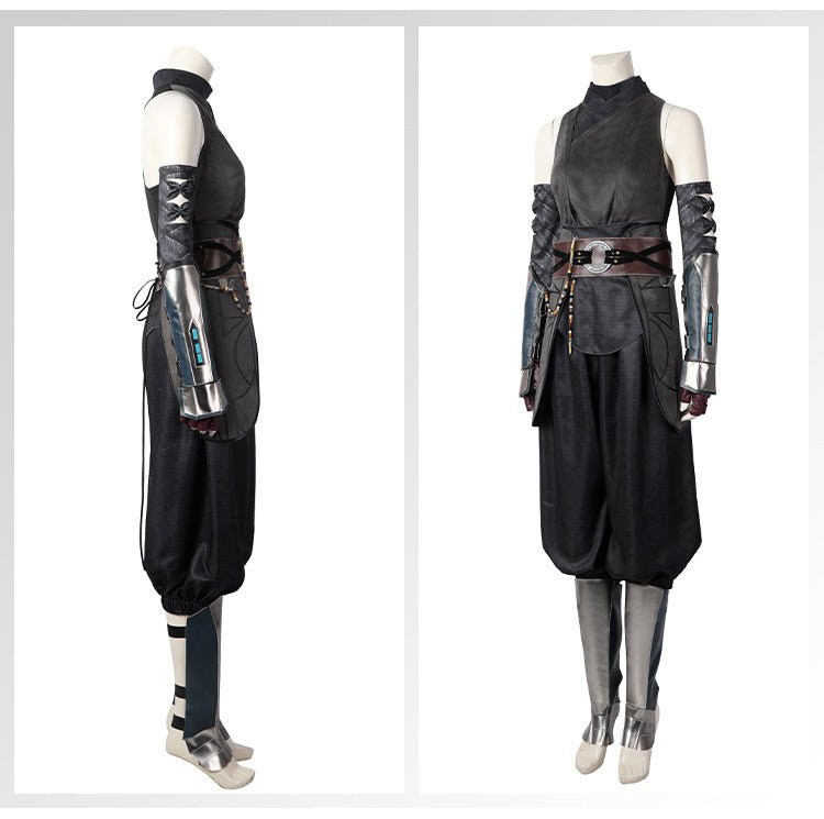 Star Wars The Mandalorian Ahsoka Full Set Cosplay Costume – Premium Quality Licensed Adult Outfit - Coscosmos