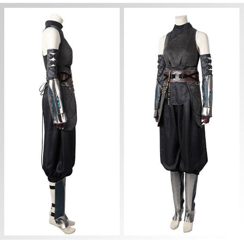 Star Wars The Mandalorian Ahsoka Full Set Cosplay Costume – Premium Quality Licensed Adult Outfit - Coscosmos