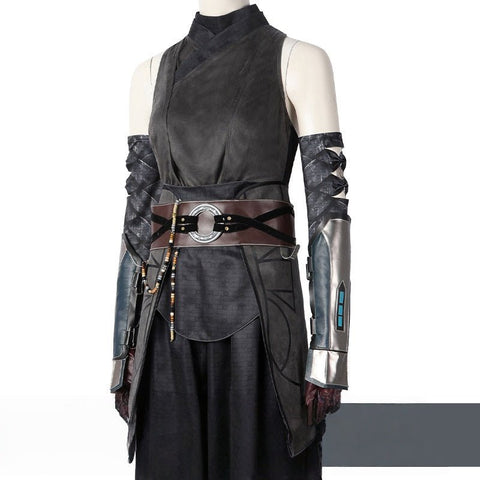 Star Wars The Mandalorian Ahsoka Full Set Cosplay Costume – Premium Quality Licensed Adult Outfit - Coscosmos