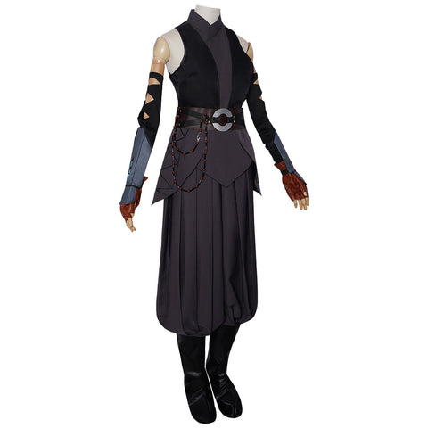 Star Wars The Mandalorian Ahsoka Tano Cosplay Costume - Coscosmos