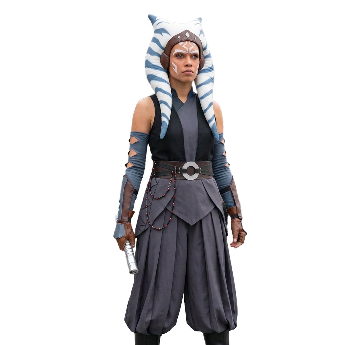 Star Wars The Mandalorian Ahsoka Tano Cosplay Costume - Coscosmos