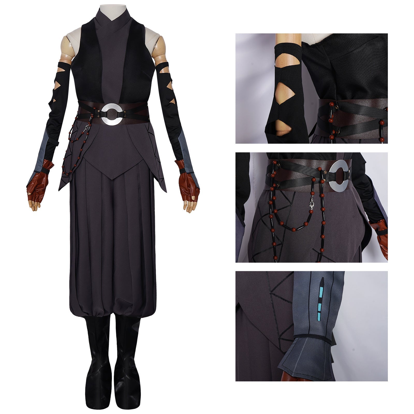 Star Wars The Mandalorian Ahsoka Tano Cosplay Costume - Coscosmos