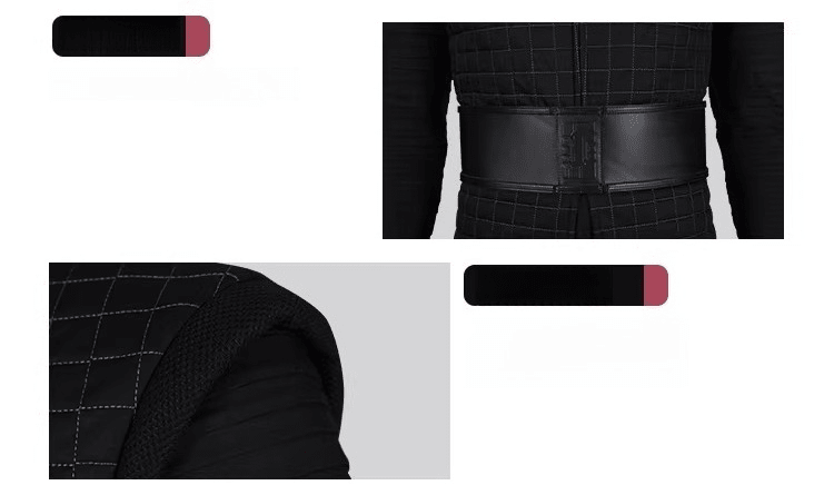 Star Wars: The Rise of Skywalker Kylo Ren Cosplay Costume – Adult Black Series Deluxe Outfit - Coscosmos