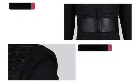 Star Wars: The Rise of Skywalker Kylo Ren Cosplay Costume – Adult Black Series Deluxe Outfit - Coscosmos
