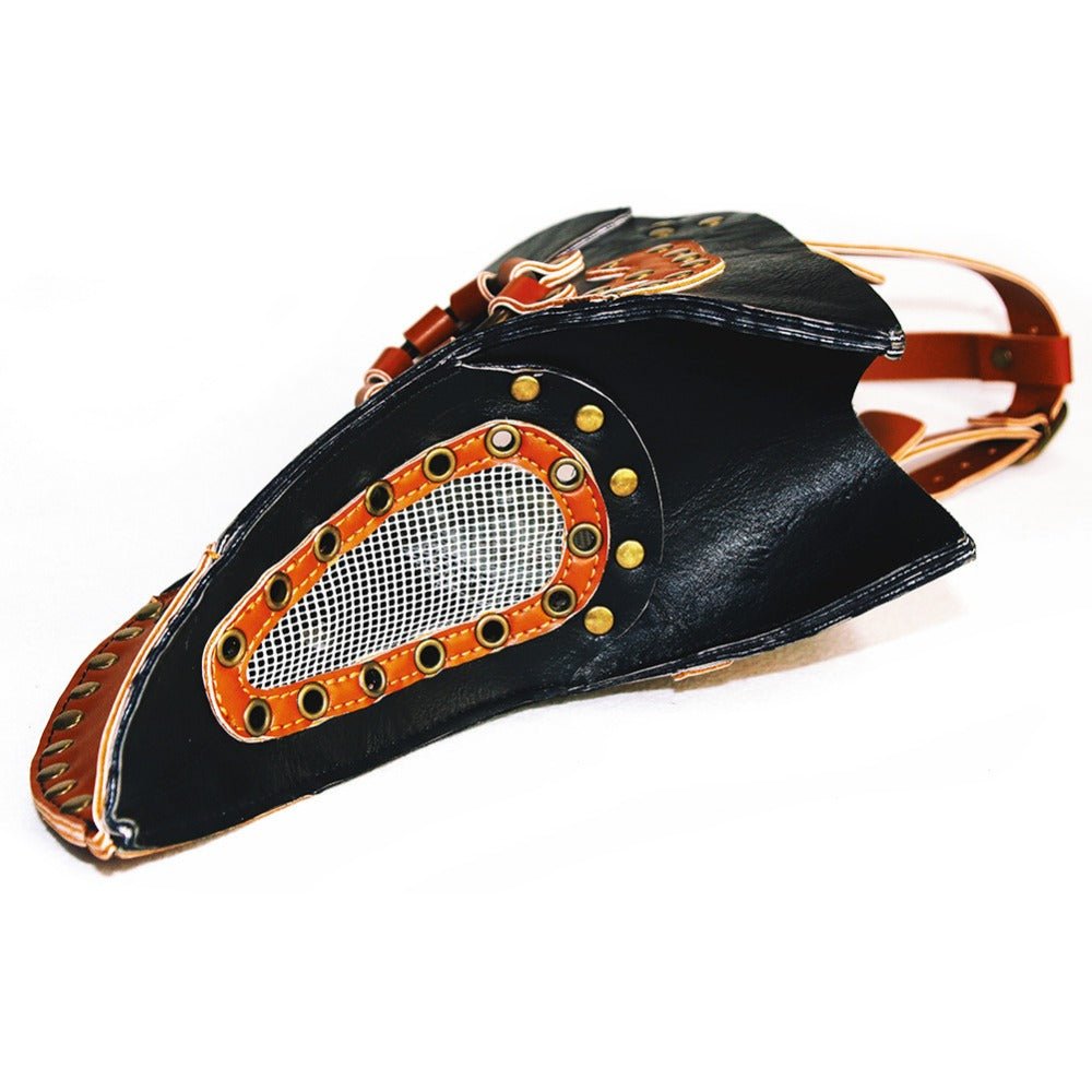 Steampunk Plague Doctor Mask - Medieval Halloween Party Costume Prop - Coscosmos