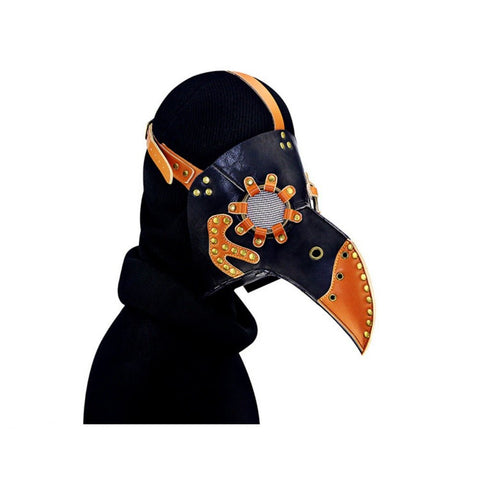 Steampunk Plague Doctor Mask - Medieval Halloween Party Costume Prop - Coscosmos