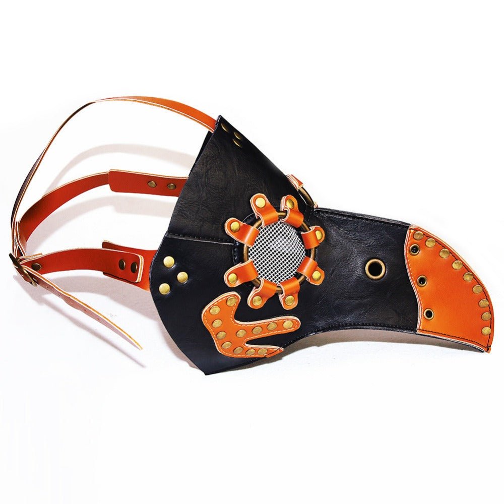 Steampunk Plague Doctor Mask - Medieval Halloween Party Costume Prop - Coscosmos