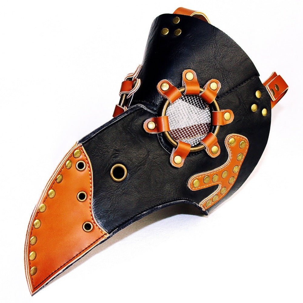 Steampunk Plague Doctor Mask - Medieval Halloween Party Costume Prop - Coscosmos