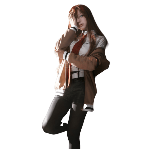 Steins;Gate Makise Kurisu Cosplay Costume - High Quality Anime Outfit - Coscosmos