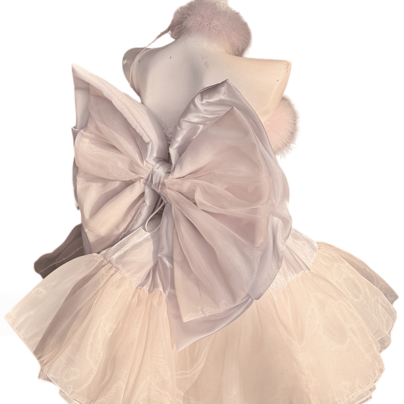Stella Heart Wish Princess Dress - Off - the - Shoulder Feather Sequin Mini Dress for Birthday Parties, Stage Performances, and High - End Elegant Events - Coscosmos