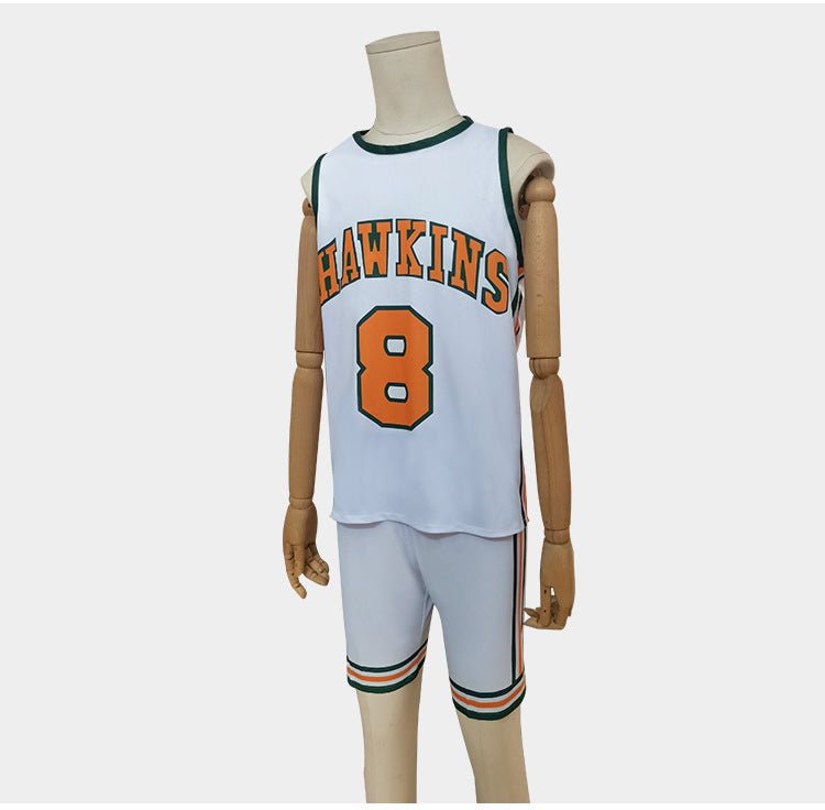 Stranger Things Hellfire Club Basketball Jersey Cosplay Outfit - Coscosmos