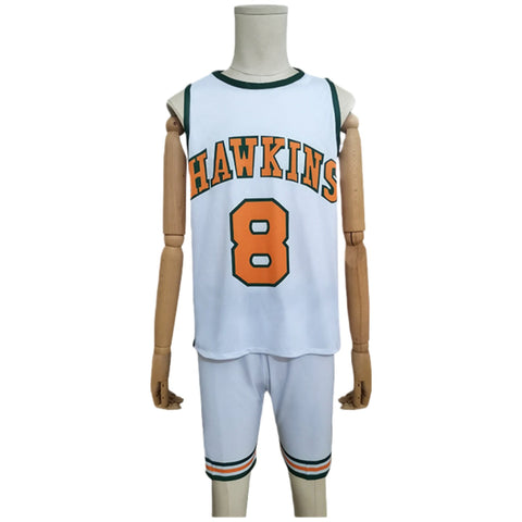 Stranger Things Hellfire Club Basketball Jersey Cosplay Outfit - Coscosmos