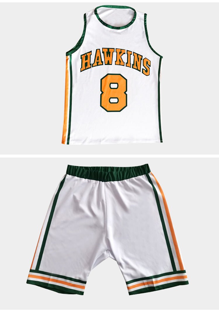 Stranger Things Hellfire Club Basketball Jersey Cosplay Outfit - Coscosmos