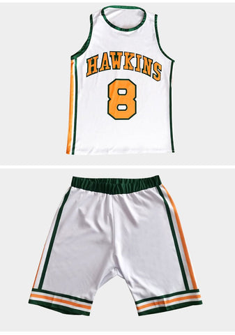 Stranger Things Hellfire Club Basketball Jersey Cosplay Outfit - Coscosmos