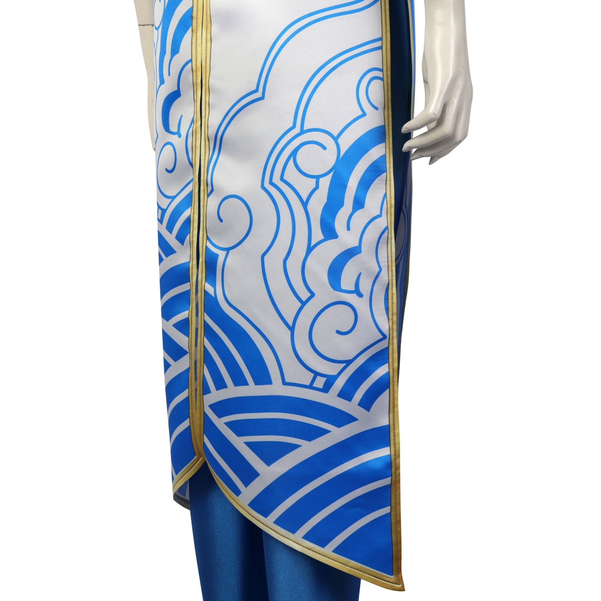 Street Fighter 6 Cosplay Costume - Chun - Li Classic Qipao Martial Arts Outfit Anime Game Cos Full Set - Coscosmos