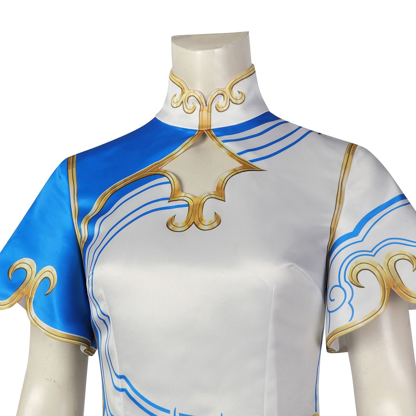 Street Fighter 6 Cosplay Costume - Chun - Li Classic Qipao Martial Arts Outfit Anime Game Cos Full Set - Coscosmos