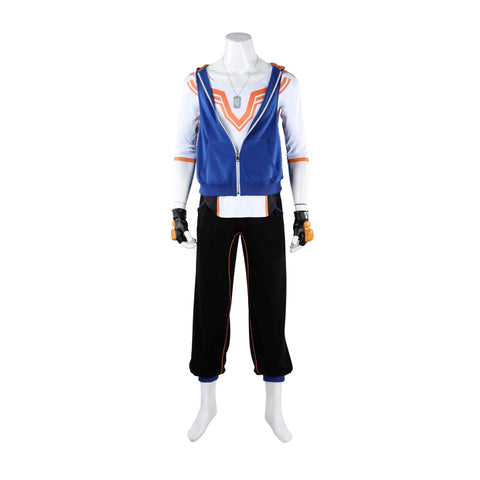 Street Fighter 6 Cosplay Costume - Luke Military Training Gear MMA Fighter Outfit Anime Game Cos Full Set - Coscosmos
