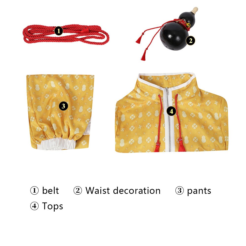 Street Fighter 6 Jamie Cosplay Costume - Coscosmos