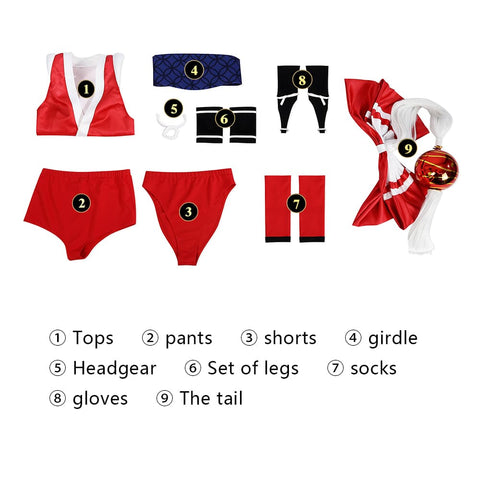 Street Fighter 6 Mai Shiranui Cosplay Costume for Game Anime Fans - Coscosmos